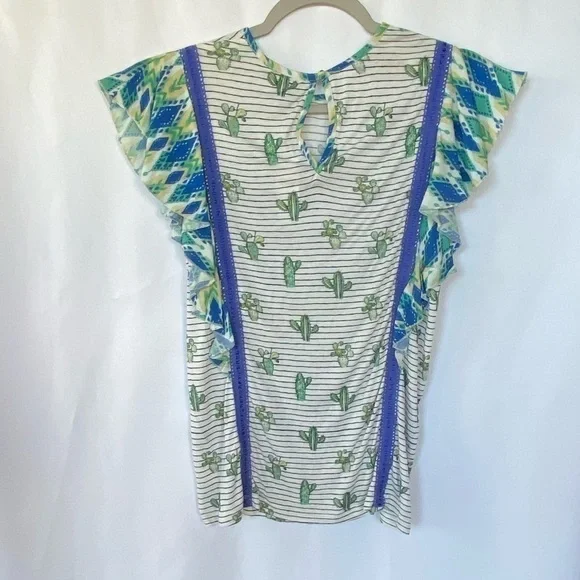 Anthropologie Zofana Cactus Print XS - Picture 5 of 6